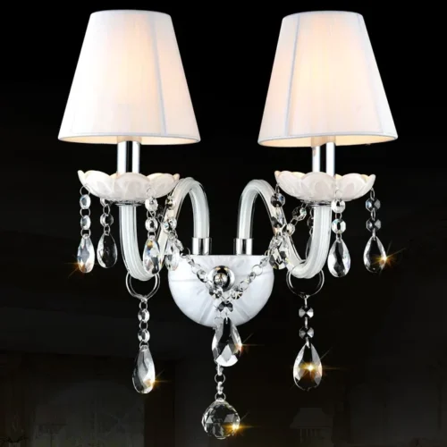 Arandela Lustre De Parede Cristal K9