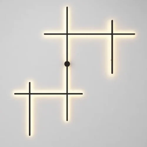 L-mpada-de-parede-para-decora-o-dom-stica-l-mpada-espelho-lumin-ria-decora-o Arandela Minimalista Barra Preta Com Luz Led Indireta