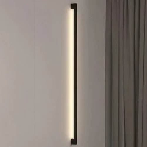 Moderno-Minimalista-L-mpada-de-Parede-Longa-LED-Wall-Montada-Luz-Interior-Sala-Quarto-Fundo-L Arandela Slim Barra Linear Com Luz Led