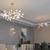 Moderno-led-firefly-lustres-de-ouro-preto-rvore-ramo-luzes-decora-o-da-sala-luxo-para-1 Lustre Galho Árvore Retorcido Com Pétalas de LED