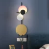 Nordic-Rodada-L-mpada-de-Parede-cabeceira-Minimalista-Luz-de-Parede-Metal-Colorido-Ilumina-o-Interior-2 Arandela Discos Circulo Alumínio Colorido
