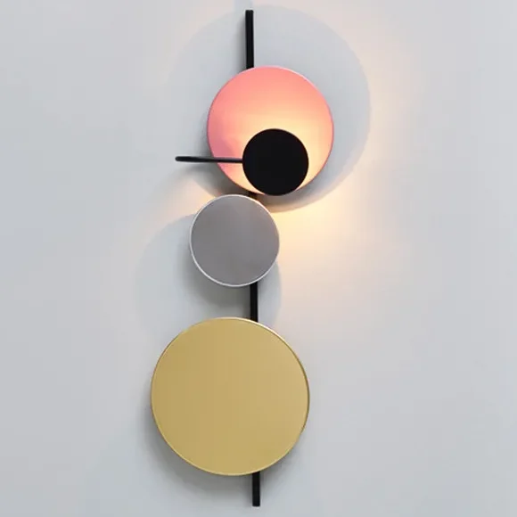 Arandela Discos Circulo Alumínio Colorido