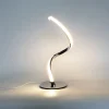 Luminária Mesa LED Em Onda Espiral