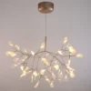 45-heads-large-Modern-Led-Pendant-Light-Nordic-Acrylic-Branches-Dining-Room-Kitchen-Light-Cherry-Blossoms-1 Lustre Moderno Galho e Pétalas Acrílico Luz LED