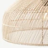 Criativo-moderno-Artesanal-Rattan-Arte-Abajur-Estilo-do-Designer-Lustre-Restaurante-Quarto-e-Sala-de-Ch-2 Pendente Artesanal Rattan Natural | Entrega em Todo Brasil