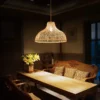 Lustre Rústico Artesanal Sudeste Asiático | Entrega em Todo Brasil
