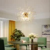 Lustre Estrela Metal Dourado ou Cromado