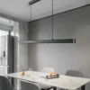 Lustre-sala-de-jantar-conduziu-a-l-mpada-nordic-conduziu-a-luz-da-sala-de-jantar-2 Pendente Minimalista Barra Alumínio Luz Led