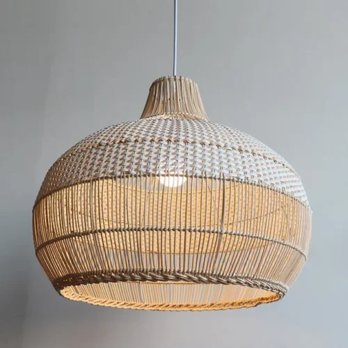 Sfb497ee9173645669fbacf37c53c7f2fo Pendente Rattan Artesanal Tropical Para Praia e Campo | Comprar com Frete Grátis