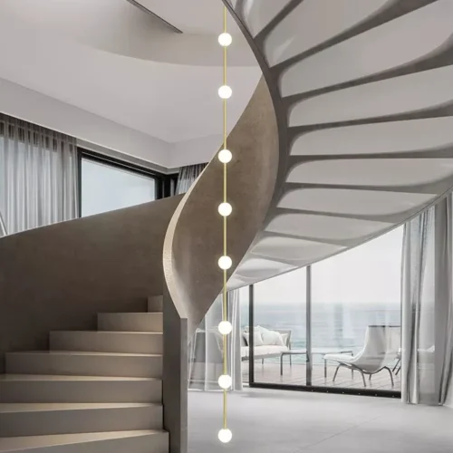 Escada-lustre-pequeno-apartamento-duplex-minimalista-super-longo-costura-frisado-design-criativo-primeira-linha-multi-cabe Lustre Moderno Minimalista Para Escadas e Teto Alto Duplo