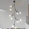 Lustre Moderno Galho De Árvore Para Escadas e Teto Duplo Duplex