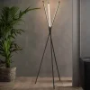 Luminária Chão Minimalista Barra Linear Tubular