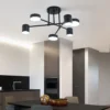 L-mpada-de-teto-moderna-para-decora-o-Home-Lustre-simples-Ilumina-o-Criativa-Sala-de-1 Plafon Preto ou Dourado Moderno Com Spot De Led