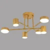 L-mpada-de-teto-moderna-para-decora-o-Home-Lustre-simples-Ilumina-o-Criativa-Sala-de Plafon Preto ou Dourado Moderno Com Spot De Led
