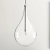 Lumin-ria-pendente-de-vidro-em-formato-de-gota-ilumina-o-transparente-para-decora-o-de Pendente Moderno De Vidro Em formato De Gota