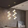 Minimalista-Bedside-Lamp-Minimalista-Apartamento-Pendant-Lamp-Living-Room-Background-Wall-Decoration-Decorative-Pendant-Lamp-1 Pendente Moderno Molécula Bola De Vidro Branca Leitosa