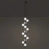 Minimalista-Bedside-Lamp-Minimalista-Apartamento-Pendant-Lamp-Living-Room-Background-Wall-Decoration-Decorative-Pendant-Lamp-3 Pendente Moderno Molécula Bola De Vidro Branca Leitosa