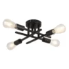 Modernas-Luzes-de-Teto-LED-Industrial-Decora-o-Minimalista-N-rdica-Sala-de-Estar-e-Sala-3 Luminária Sobrepor Moderno Alumínio Dourado ou Preto
