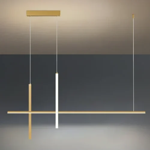Moderno-Lustre-LED-Minimalista-Regul-vel-Preto-para-Mesa-Sala-de-Jantar-Cozinha-Bar-Lumin-ria Lustre Minimalista Barra Alumínio Linear Com Fita de LED