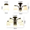 Nordic-Glass-Teto-Lights-for-Living-Room-L-mpada-de-quarto-retro-Home-Decor-Lumin-ria-3 Luminária Sobrepor Preto Cúpula Vidro Branco Leitoso