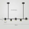 S6ccd8ef0dde8435cb441887f60a6393ab Lustre retangular com spot de LED