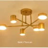 Sd5ae0beb3b6f45e0b6f6444b2ebc2da4Q Plafon Preto ou Dourado Moderno Com Spot De Led