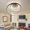 Sf0a331abde6446d0bcf0c2b8f57d8294M Luminária Sobrepor Espiral Minimalista Alumínio Preto ou Branco