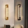 Luminária Parede Arandela Dourada Com Efeito Bolhas De Ar
