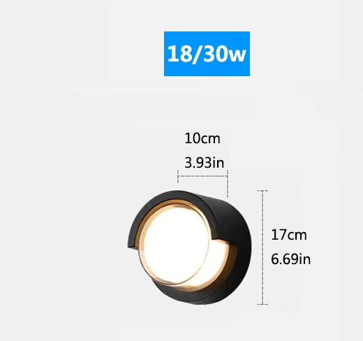 2 ARANDELA PARA JARDINS Arandela Moderna Para Fachadas e Jardins IP65 Sensor LED