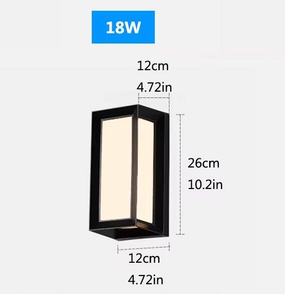 3 ARANDELA PARA JARDINS Arandela Moderna Para Fachadas e Jardins IP65 Sensor LED