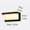 ARANDELA PARA JARDINS Arandela Moderna Para Fachadas e Jardins IP65 Sensor LED