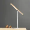 Candeeiro-de-mesa-de-madeira-nobre-com-m-LED-Desk-Light-Cabo-USB-Carregamento-L-mpadas-2 Luminária Mesa Minimalista Com Cabo USB Carregamento