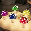 Abajur Cogumelo Lâmpada LED USB recarregável