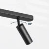 GU10-LED-teto-Spotlight-decora-o-da-casa-lumin-ria-interior-corredor-loja-teto-faixa-l-3 Trilho Spotlight Soquete GU10 LED