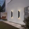 Imperme-vel-LED-Alum-nio-Strip-Wall-Lights-Lumin-rias-ao-ar-livre-L-mpada-de-1 Arandela Moderna Para Jardins e Fachadas