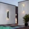 Imperme-vel-LED-Alum-nio-Strip-Wall-Lights-Lumin-rias-ao-ar-livre-L-mpada-de-2 Arandela Moderna Para Jardins e Fachadas