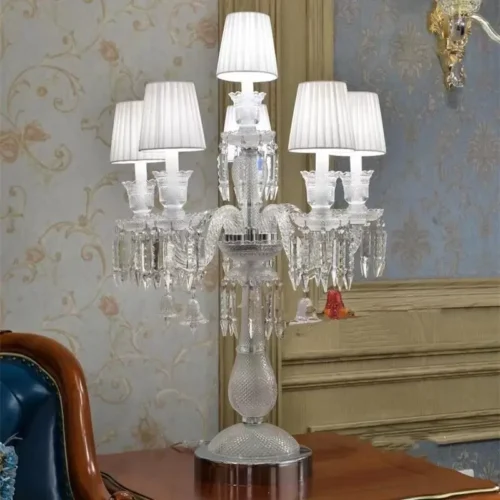 Castiçal De Cristal K9 De Luxo