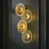 Moderna-L-mpada-De-Parede-Cristal-Dourado-Decora-o-Para-Casa-Quarto-Sala-Estar-Cabeceira-Folha Arandela Flor de Lótus Com Luz De Led