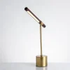 Luminária de Mesa Minimalista Dourada