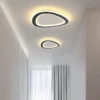 Luminária Sobrepor Branca Com Luz de LED