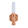 Sem-fio-Madeira-LED-Night-Light-USB-Tipo-C-l-mpada-de-parede-arm-rio-de Arandela Moderna Versátil Moderna