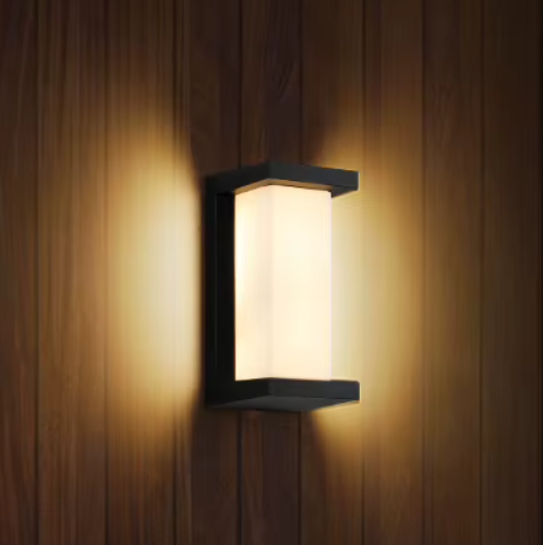 arandela para jardins led Arandela Moderna Para Fachadas e Jardins IP65 Sensor LED