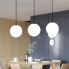 Bola-de-vidro-pingente-luzes-globo-branco-pendurado-l-mpadas-bar-restaurante-deco-lumin-ria-quarto-2 Pendente Teto Bola De Vidro Branca