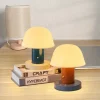 Modern-Mushroom-Glass-Table-Lamps-Bedside-Bedroom-Night-Stand-Study-LED-Desk-Lamp-Living-Room-Decoration-2 Abajur Moderno Design Dinamarquês