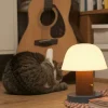 Modern-Mushroom-Glass-Table-Lamps-Bedside-Bedroom-Night-Stand-Study-LED-Desk-Lamp-Living-Room-Decoration-3 Abajur Moderno Design Dinamarquês