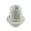 1PCS-E27-Light-Bulb-Base-Plastic-Full-Screw-Lamp-Holder-Pendant-Socket-Lampshade-Ring-for-White Base Lâmpada Plástico Parafuso Completo Suporte 250v 4a