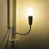20CM-30CM-40CM-50CM-60CM-Flexible-E27-to-E27-LED-Bulb-Extension-Lamp-Holder-Light-Socket-2 Conversor Extensão Alongador Suporte Lâmpada Flexível