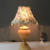 25CM-European-Style-Pearl-Tassel-Table-Lamp-Shade-Cloth-Fringe-Beads-Lamp-Cover-E27-Retro-Table-1 Cúpula Reposição 25cm Design Clássico