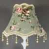 25CM-European-Style-Pearl-Tassel-Table-Lamp-Shade-Cloth-Fringe-Beads-Lamp-Cover-E27-Retro-Table Cúpula Reposição 25cm Design Clássico