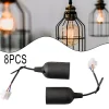 8-10pcs-E27-Lamp-Holder-Construction-Socket-Lamp-Holder-Construction-Site-Socket-Renovation-Socket-Lighting-Accessories-2 Suporte Lâmpada Soquete E27